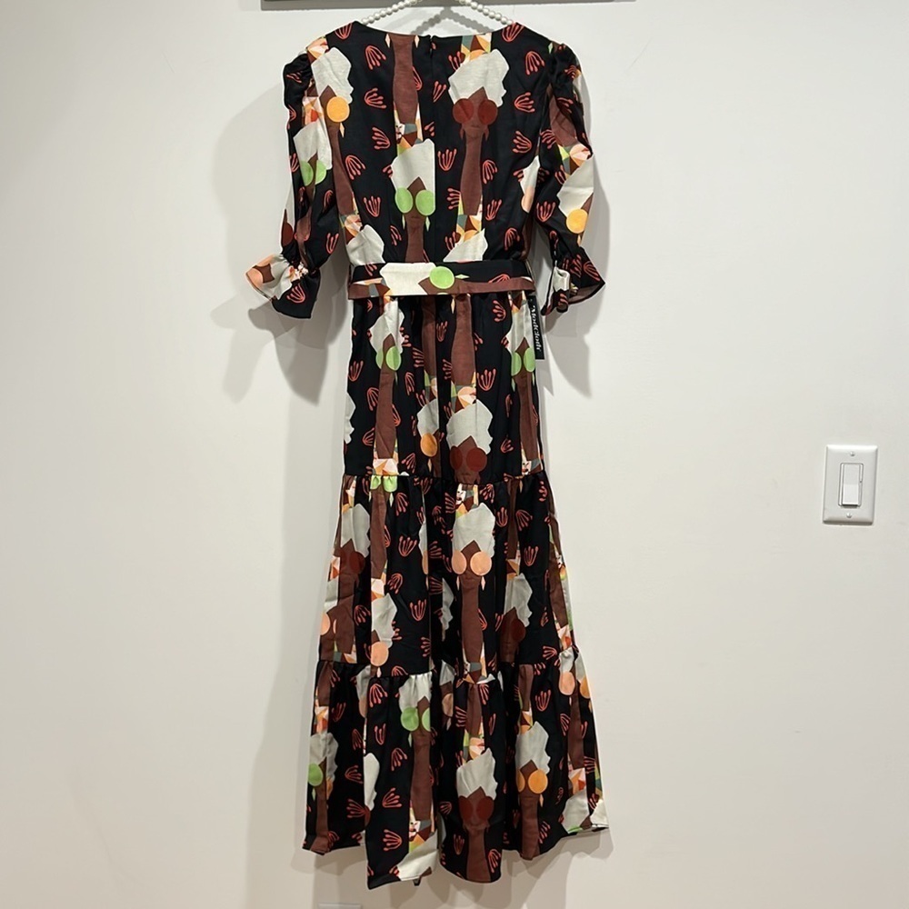 Hutch Anthropologie Maxi Midi sunglass lady Boho Dress Size 6 ModCloth new - Picture 7 of 10